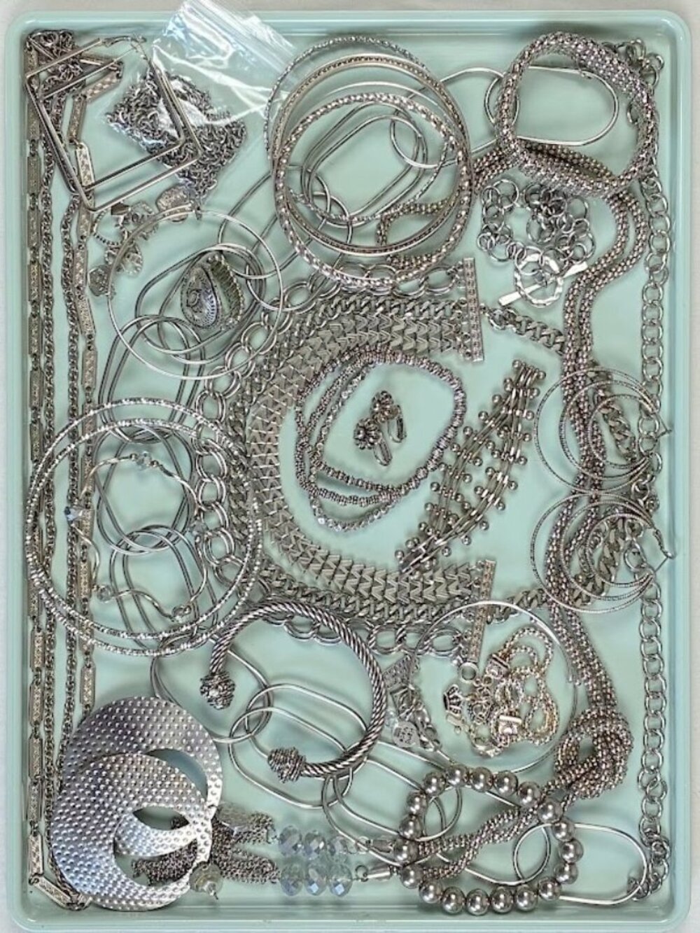 Jewelry Lot Silver Tone Wearable Costume Craft Gift Favor Prize 35 Pcs. Fun Mix - Picture 9 of 9